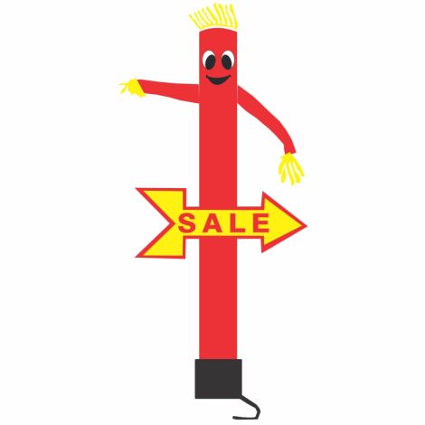 Crazy Car Salesman Air Dancer (No Print) - Right