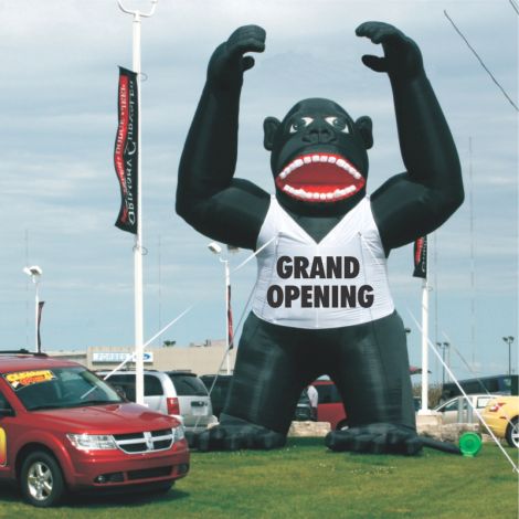 Gorilla Sign Shirt - Grand Opening
