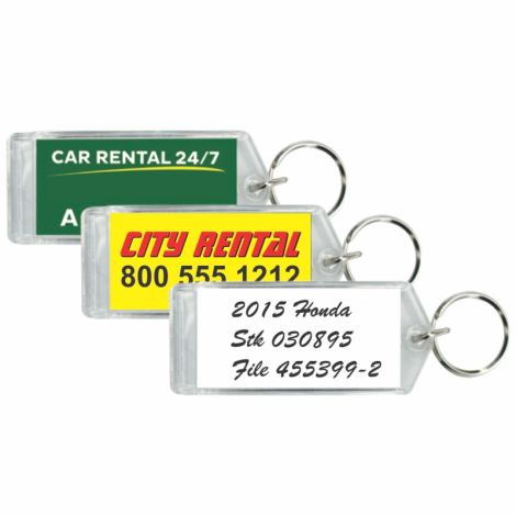 Acrylic Tag for Rental Cars