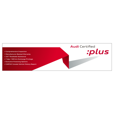 Audi Certified :plus Exterior Banner