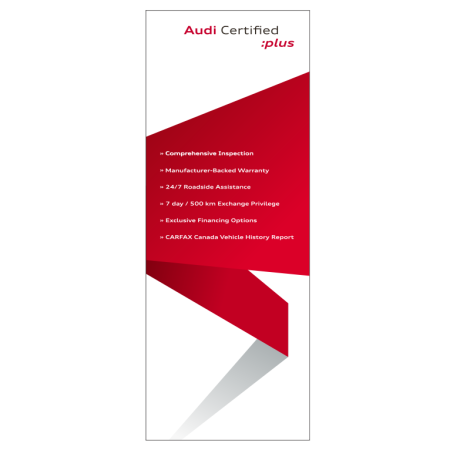 Audi Certified :plus Interior Vinyl Banner