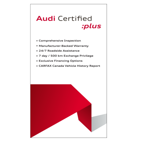 Audi Certified :plus Showroom Ground Sign