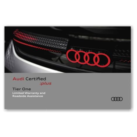 Audi Certified :plus Tier One Warranty Booklet
