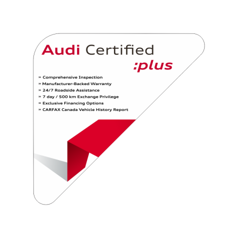 Audi Certified :plus Corner-Cal - Certified