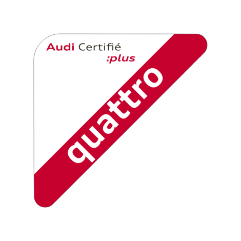 Audi Certifié :plus Calques de coins quattro 3 pqt