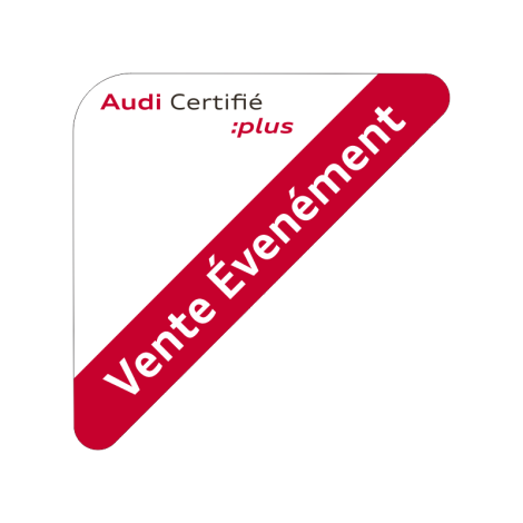 Audi Certifié :plus Calques de coins événement de vente 3 pqt