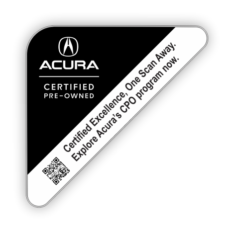 Acura Certified Corner-Cals (QR Code) 3 Pack