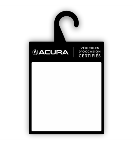 Étiquettes de rétroviseur effaçables à sec VOC Acura