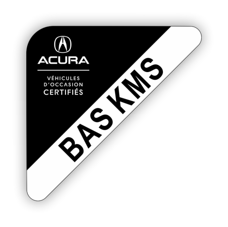 Autocollants de coin VOC Acura - Bas Kms Pqt de 3