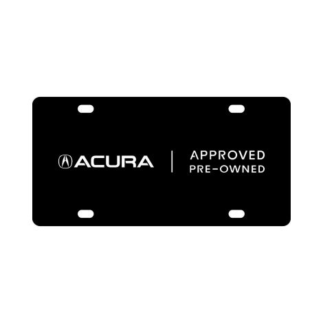 Acura Approved Pre-Owned Plate Signs