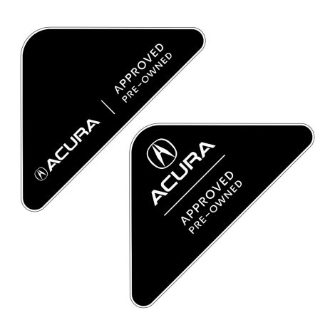 Acura Approved Pre-Owned Windshield Corner-Cals