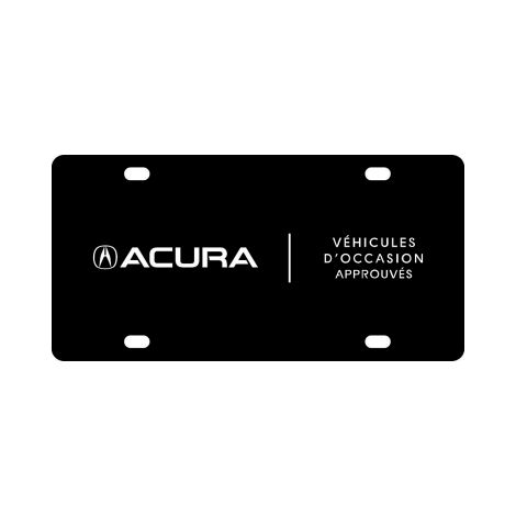 Plaques Acura Approuvés