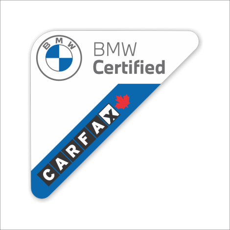 BMW Certified Series Corner Decals - CARFAX Canada