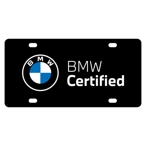 BMW Certified Logo Plate Sign