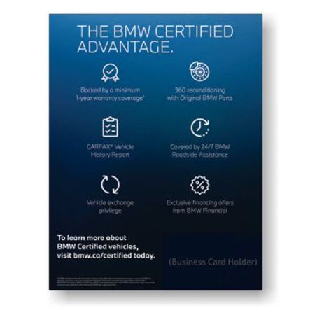 BMW Certified Desktop Display with Business Card Holder 2