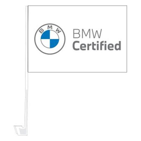 BMW Certified Clip-On Flag (white)
