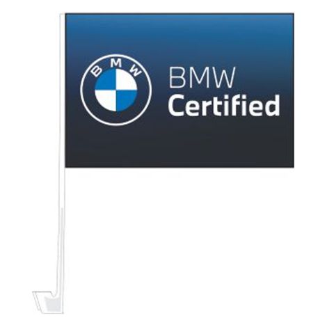 BMW Certified Clip-On Flag (Blue)