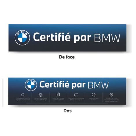 Affiche pour internet Série Certifiée BMW 15 po x 64 po