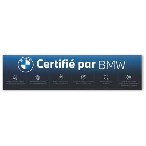 Bannières extérieures Certifiée BMW - Bleu 