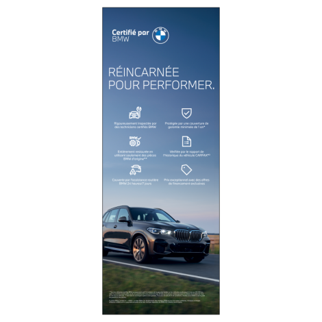 Bannière d'intérieur Certifiée BMW