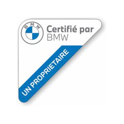 Autocollants de coin Série Certifiée BMW - Un proprietaire
