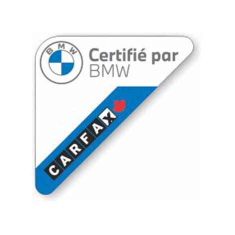 Autocollants de coin Série Certifiée BMW - Carproof