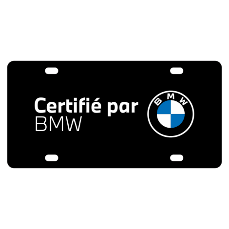 Plaques d’année modèle Certifiée BMW