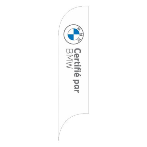Drapeaux style étendard Série Certifiée BMW
