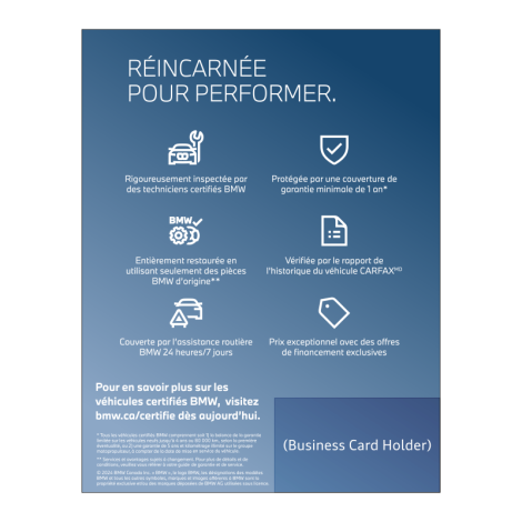 Support de bureau Certifiée BMW avec porte-cartes - 1