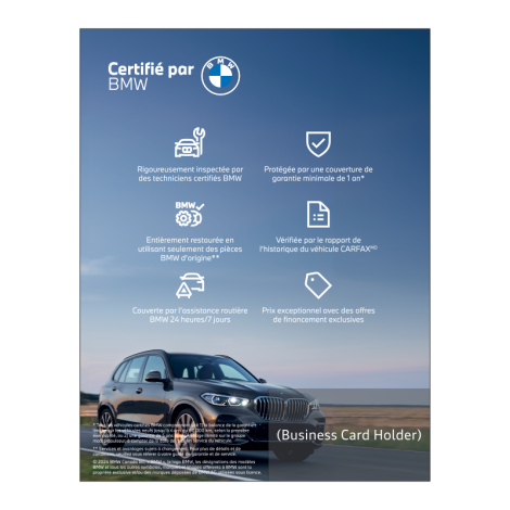 Support de bureau Série Certifiée BMW avec porte-cartes - 2