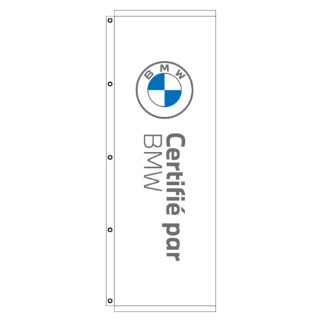 Drapeaux du programme Blanc Certifiée BMW