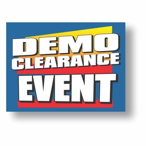 Demo Clearance Event - Quickie Auto Sign