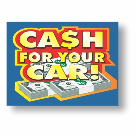 Cash For Your Car - Quickie Auto Sign