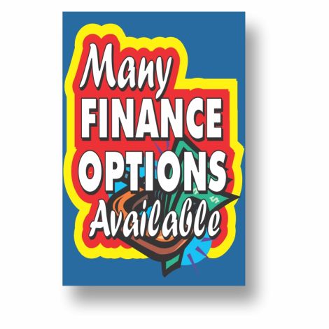 Finance Options - Coroplast Pole Sign