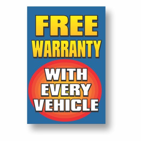 Free Warranty - Coroplast Pole Sign