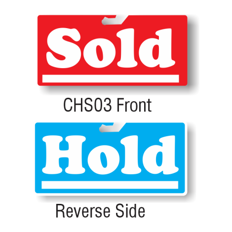 Hold/Sold Rear View Mirror Hangers  - Sold