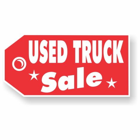 Giantic Coroplast Red Tag Window Signs - Used Truck Sale