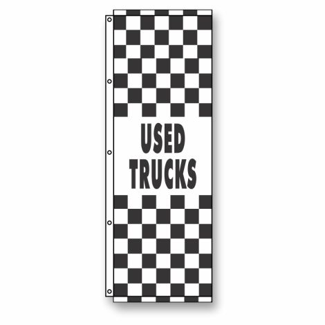 Used Trucks Checkered Dealership Flag