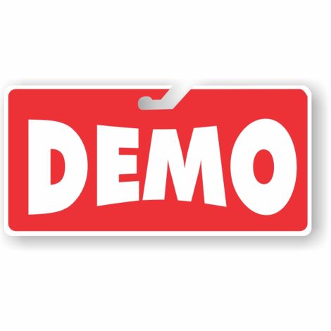 Coroplast Windshield Signs - Demo (Red)