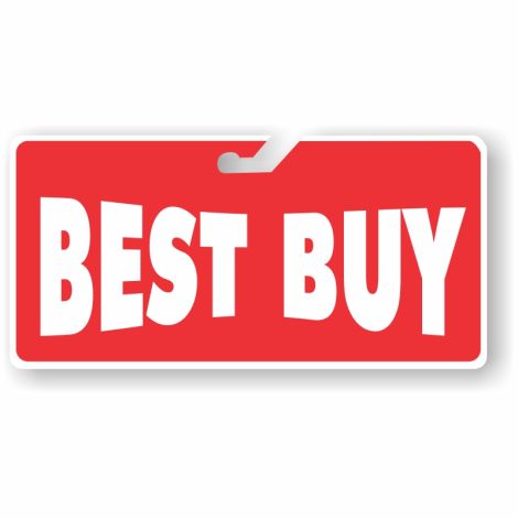 Coroplast Windshield Signs - Best Buy (Red)