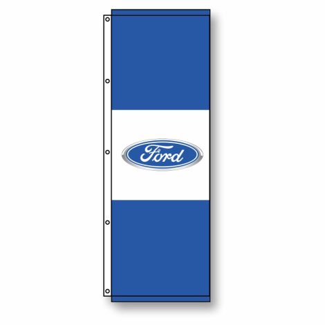 Tri-Panel Dealership Flag - Ford