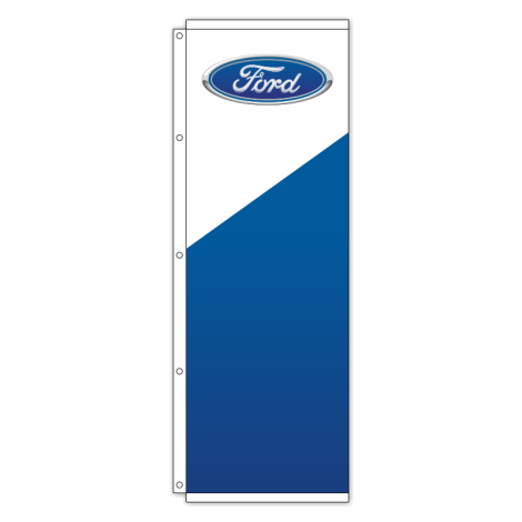 Digital Print Dealership Flags - Ford (3.5' x 10')