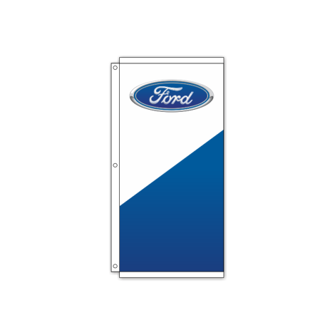 Digital Print Dealership Flags - Ford (3.5' x 7')