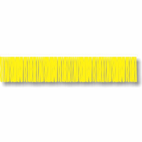 Poly Plastic Hula Streamers - Yellow