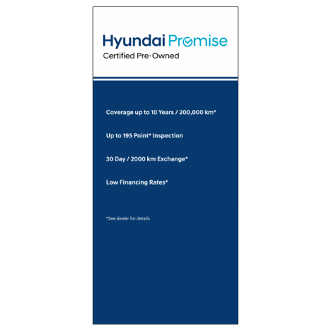 Hyundai Promise CPO Interior Vinyl Banner 1