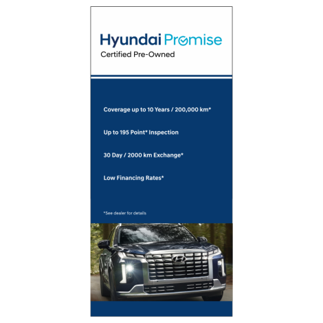 Hyundai Promise CPO Interior Vinyl Banner 2