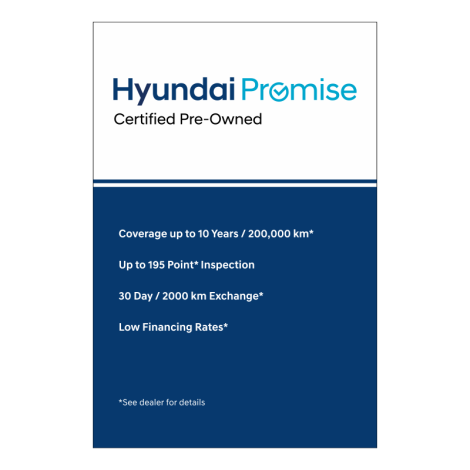 Hyundai Promise CPO Showroom Poster