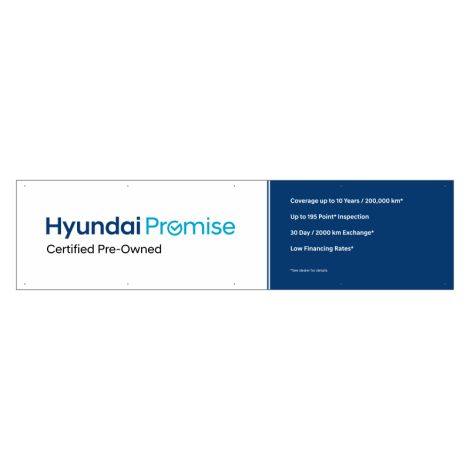 Hyundai Promise CPO Exterior Banners