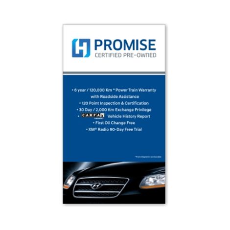 H-Promise CPO A-Frame Sign - Coverage up to 10 Years