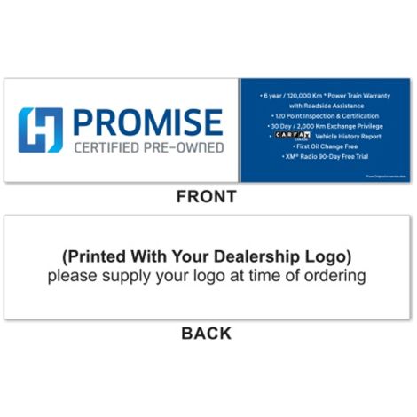 H-Promise CPO Ground Sign for Internet Advertising